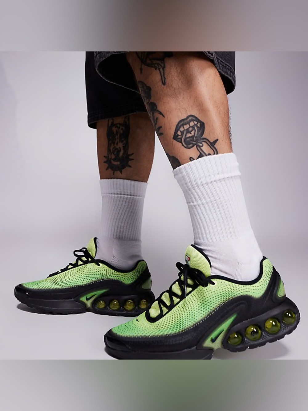 Nike Air Max Dn AMD men’s lemon twist black citron green sneakers - Size 10